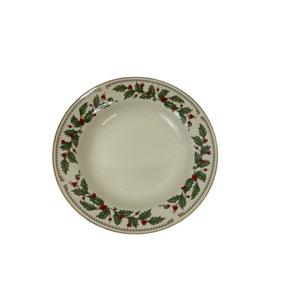 R.H Macy & Co Inc. Ivory Holiday dish  Japan 8" bowl replacement‎